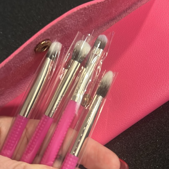 NEW LARUCE 4 brush set with case - Picture 2 of 2